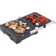 Deluxe Grătar electric 2000W 3 funcţii plăci reglabile, antiaderente, cu spatulă