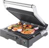 Deluxe Grătar electric 2000W 3 funcţii plăci reglabile, antiaderente, cu spatulă
