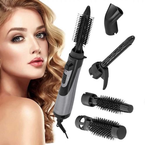 Perie rotativă cu aer cald5 accesorii, 2 trepte de căldură, jet de aer rece, cu