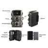 Cameră de vânătoare FullHD fără fir, impermeabilă, cu model camuflaj senzor de