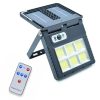 Reflector LED solar cu senzor de mişcare şi telecomandă panou dual, 3 moduri de