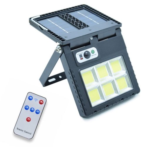 Reflector LED solar cu senzor de mişcare şi telecomandă panou dual, 3 moduri de