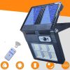 Reflector LED solar cu senzor de mişcare şi telecomandă panou dual, 3 moduri de