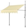 Pavilion reglabil pe înălţime 200 cm, fixare fără găurire, manivelă, culoare nis