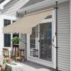 Pavilion reglabil pe înălţime 200 cm, fixare fără găurire, manivelă, culoare nis