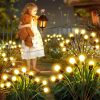Lampă solară de grădină 10 LED-uri cu globuri decorative, lumină caldă, senzor c