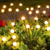 Lampă solară de grădină 10 LED-uri cu globuri decorative, lumină caldă, senzor c