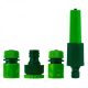 Set cap de stropire 4 piese  jet reglabil, cuple rapide, funcţie oprire apă