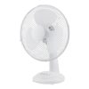 Ventilator de masă Zelux, diametru 30 cm, 3 trepte, oscilant, culoare albă

