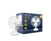 Ventilator de masă Zelux, diametru 30 cm, 3 trepte, oscilant, culoare albă

