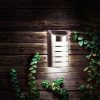 Lampă LED solară de perete pentru exterior, cu lumină rece, acumulator reîncărca
