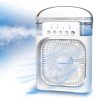 Ventilator de masă cu pulverizare, rezervor 600 ml, 3 trepte, iluminare LED, ali