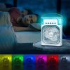 Ventilator de masă cu pulverizare, rezervor 600 ml, 3 trepte, iluminare LED, ali