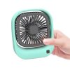 Ventilator mini de birou cu alimentare USB, 2 trepte de viteză, design compact
