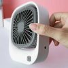 Ventilator mini de birou cu alimentare USB, 2 trepte de viteză, design compact
