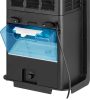 Ventilator de podea 2 în 1 cu generator de ceaţă 12 viteze, afişaj LED, teleco