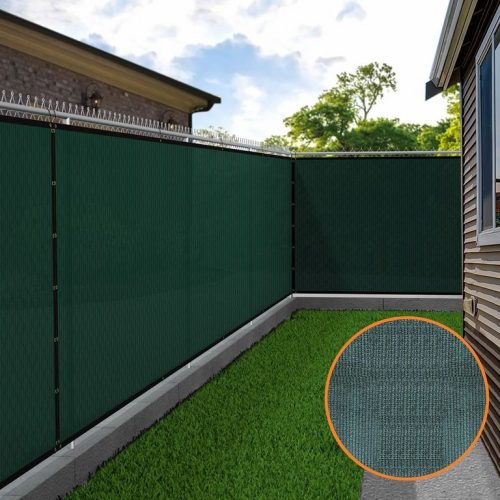 Plasă de umbrire verde - 1,5 x 25 m, 98% opacitate, 200g/m2, rezistentă la UV şi