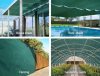 Plasă de umbrire verde - 1,5 x 25 m, 98% opacitate, 200g/m2, rezistentă la UV şi