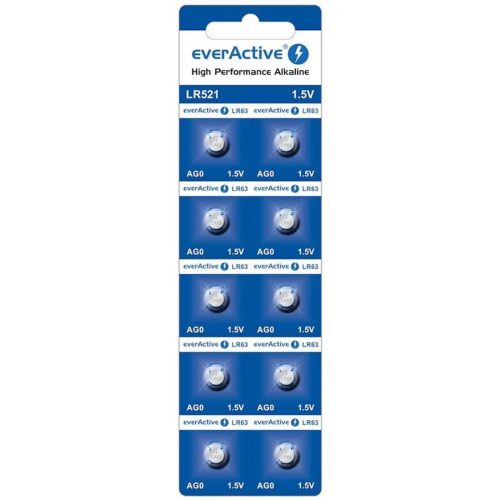 everActive AG0 / LR521 Alkáli Gombelem B10