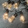 Şir de lumini solare LED - design cu bec - 30 LED - 180 cm