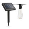 Şir de lumini solare LED - design cu bec - 30 LED - 180 cm