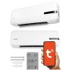 Cortina de aer Smart Wifi încălzire Economie de energie Funcţia de oscilaţie + t