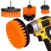 Set de perii de curăţare pentru burghie şi şurubelniţe - Set de 4, mediu