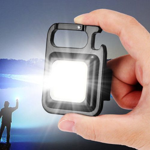 Lumină multifuncţională mini COB LED - USB, breloc, deschizător de sticle, magne