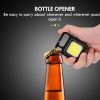 Lumină multifuncţională mini COB LED - USB, breloc, deschizător de sticle, magne