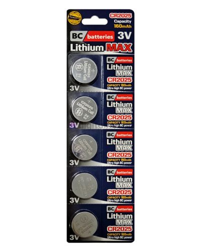 BC Litiu Max Pila buton CR2025 3V B5