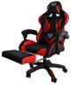 Scaun Gamer cu tapiţerie din piele ecologică, suport pentru picioare, capacitate