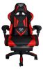 Scaun Gamer cu tapiţerie din piele ecologică, suport pentru picioare, capacitate