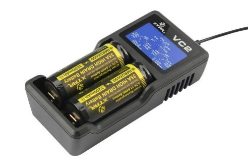 Baterie XTAR VC2 pentru încărcarea a 2 baterii lithium