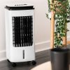 4-in-1 răcitor de aer mobil portabil cu răcire, umidificare, cronometru 80W