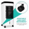 4-in-1 răcitor de aer mobil portabil cu răcire, umidificare, cronometru 80W