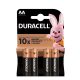 Duracell Baterie alcalină de bază pentru creion AA (MN1500) LR6 (1.5V) B4