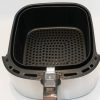 Air Fryer 8 litri XXXL, friteuză cu aer cald cu afişaj, INOX -1800W