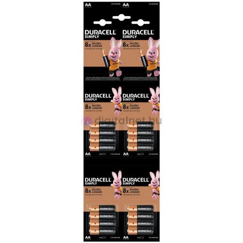 Duracell Baterie alcalină creion AA (MN1500) (1.5V) Kartella HBDC B16