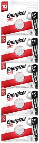 Energizer CR2025 Kiosk Lithium Button Cell 3V B5