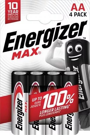 Energizer MAX AA Baterie creion cu durată lungă de viaţă LR6 B4