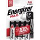 Energizer MAX AA Baterie creion cu durată lungă de viaţă LR6 B4