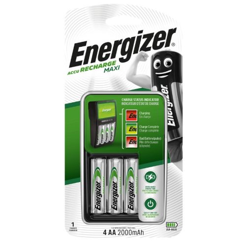Energizer Maxi Battery Charger Set + 4X2000mAh AA baterie creion