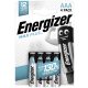 Energizer Max PLUS AAA Baterie Micro Ceruza de lungă durată LR03 B4