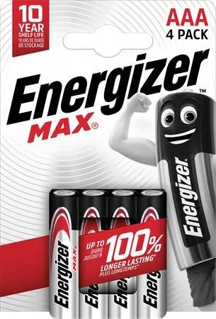 Energizer MAX Long Life AAA Micro Baterie LR03 B4
