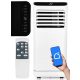 Aparat de aer condiţionat mobil 3 în 1, 2,6 kW, 9000 Btu, WiFi, panou tactil LED