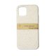 ECO2 ZEROWASTE IPHONE 12 / 12 PRO 6.1 CAZ MATERIAL NATURAL ALB