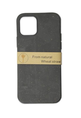 ECO2 ZEROWASTE IPHONE 12 / 12 PRO 6.1 MATERIAL NATURAL CAZ NEGRU