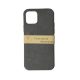 ECO2 ZEROWASTE IPHONE 12 / 12 PRO 6.1 MATERIAL NATURAL CAZ NEGRU