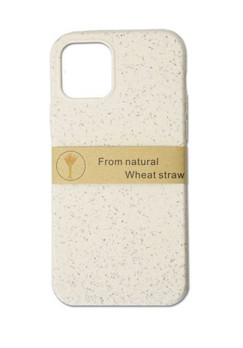 ECO2 ZEROWASTE IPHONE 12 PROMAX 6.7 CAZ MATERIAL NATURAL ALB