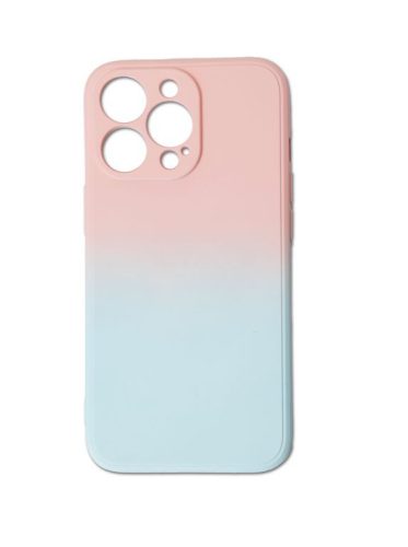 TJ CULOARE-TRANSFER IPHONE 13 PRO 6.1 CAUCIUC TPU CAZ ROZ-ALBASTRU